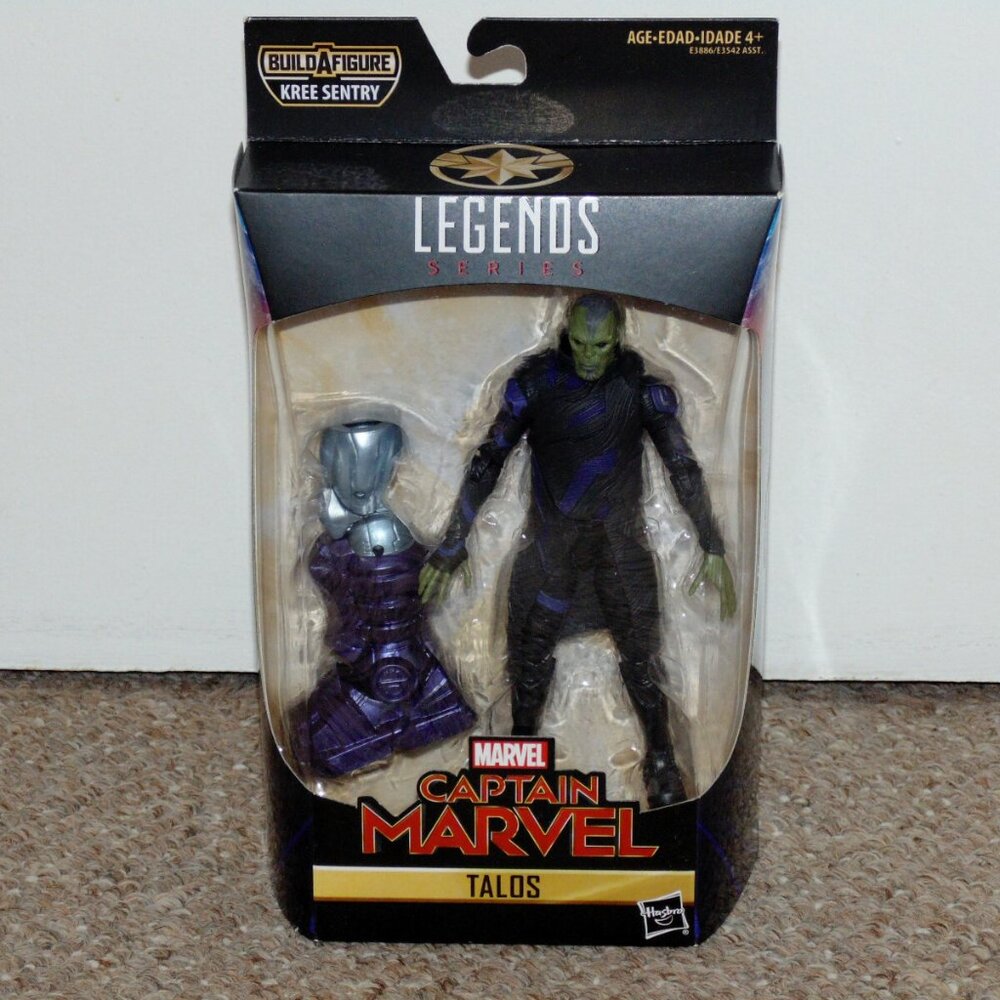 2018 Hasbro Marvel Legends Captain Marvel 6" Talos MIB Brand New BAF Kree Sentry